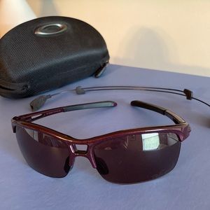 Oakley purple sunglasses with brown lens